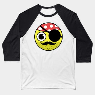 Pirate Face Baseball T-Shirt
